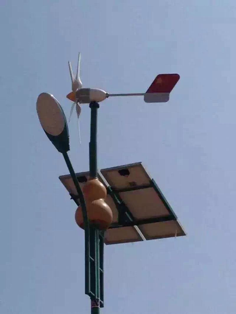 青海西宁风光互补太阳能路灯及景观灯安装案例
