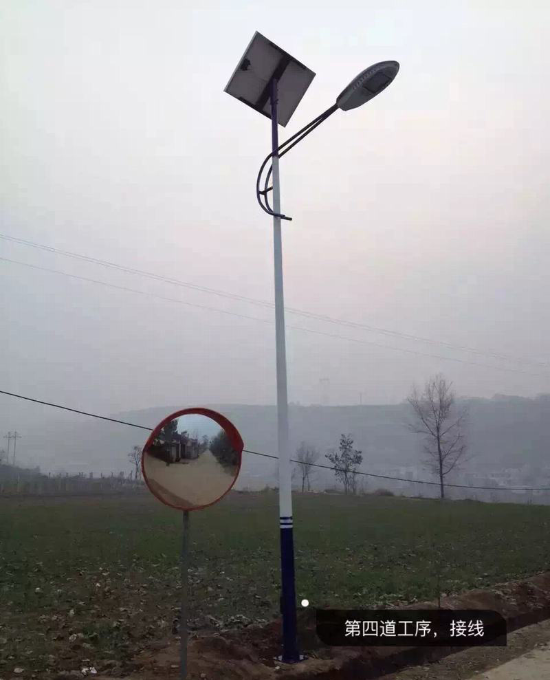山西吕梁新农村建设太阳能路灯案例
